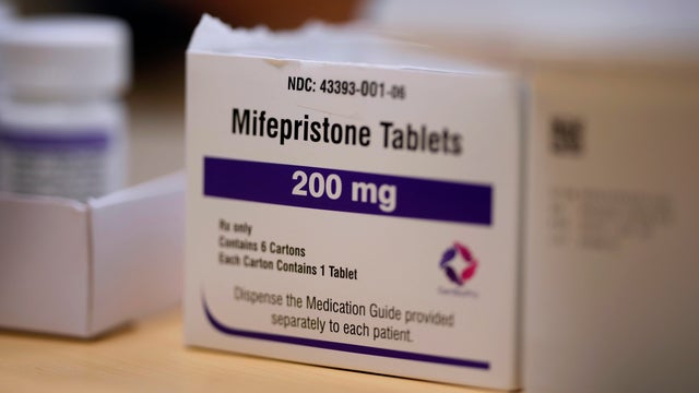 Package of abortion pills 