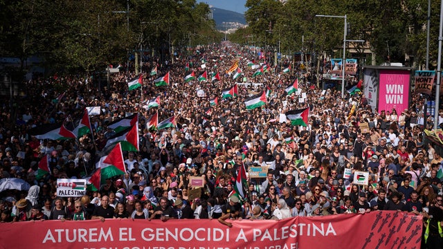APTOPIX Spain Gaza Flotilla Protest 
