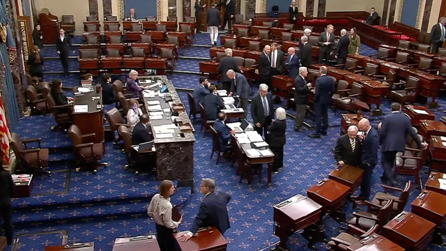 The Senate holds votes on Friday, Oct. 3, 2025. 
